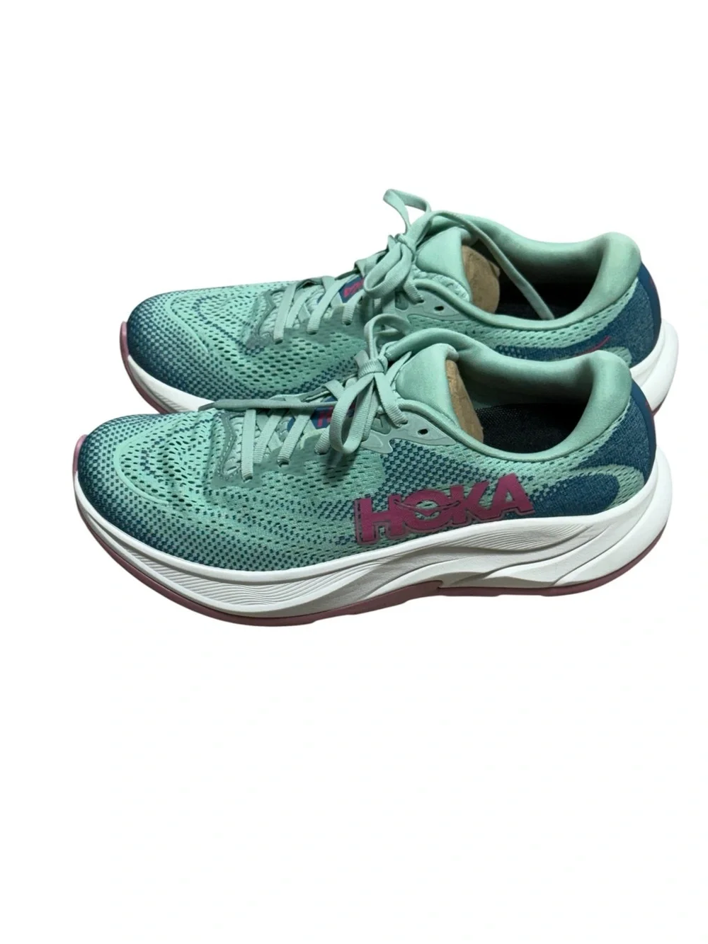 HOKA Rincon 4 Women’s Running Shoes Jadeite Alpine Blue Size 12B NWOB